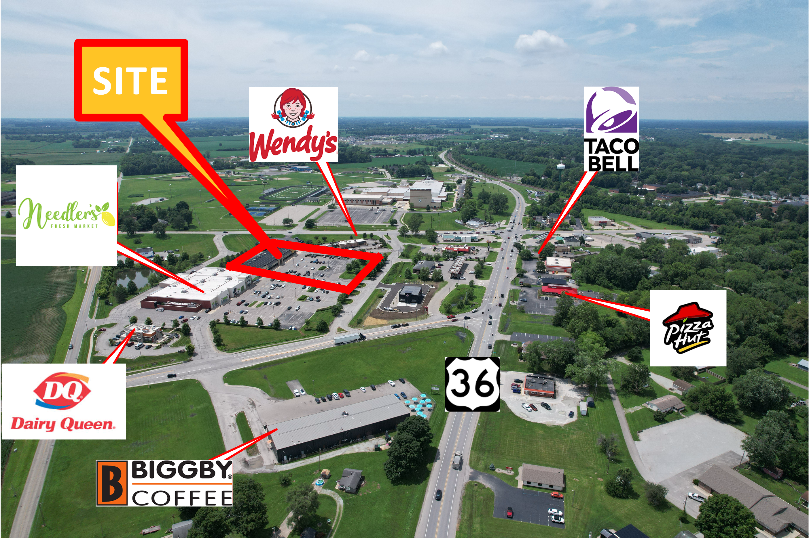 The 123 S. Kingston Drive building.